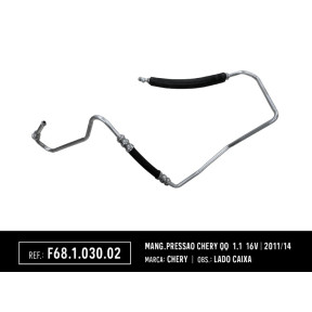 Mangueira de Pressão Direção Hidráulica Chery QQ 1.1 16v - 2001 a 2014 | Parte A
